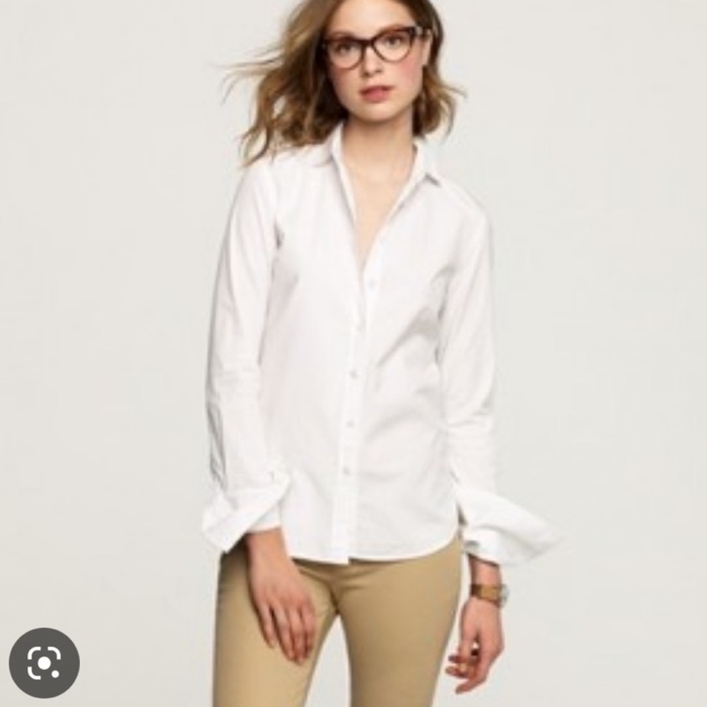 JCrew Stretch Perfect white button down